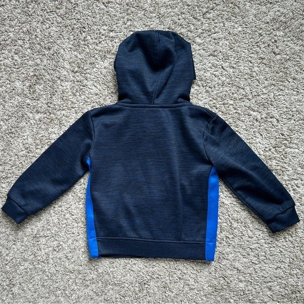 Nike Dri-FIT Boys Full Zip Hoodie I‎ Navy Blue Space Dye Jacket I Size 24M